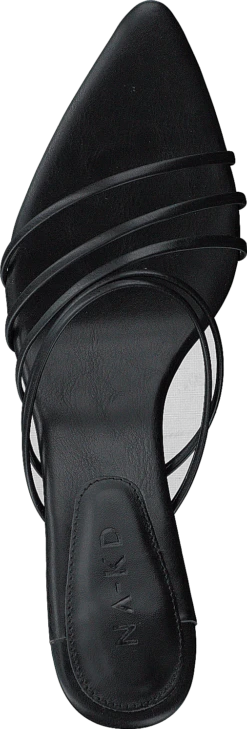 NA-KD Strappy Pointy Sandals Black -Duffy kauppa 60217 98 5