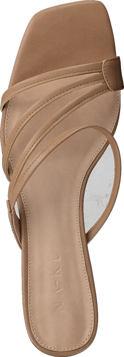 NA-KD Squared Strappy Sandals Beige -Duffy kauppa 60217 99 5