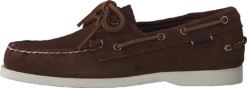 Sebago Docksides Portland Suede Dark Brown