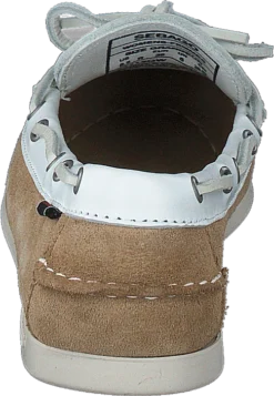 Sebago Nina Suede Lea W Ltbeige-white -Duffy kauppa 60219 83 4