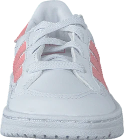 Adidas Originals Team Court El I Ftwr White/glory Pink/core Bla -Duffy kauppa 60221 00 3