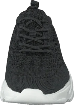 Bianco Biacase Laced Knit Sneaker 104 Black 4 -Duffy kauppa 60227 31 3