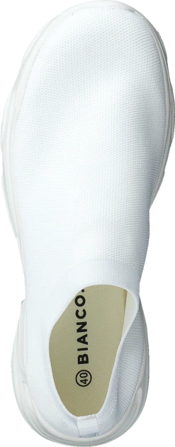 Bianco Biacase Knit Sneaker 804 White 4 -Duffy kauppa 60227 34 5