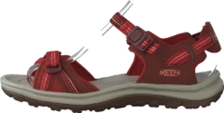 Keen Terradora Ii Open Toe Sandal Dark Red/coral