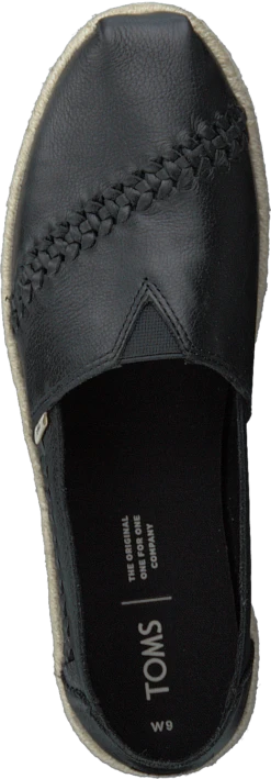Toms Blk Leather/rope Wm Alpr Esp S Black 12 Toms Blk Leather/rope Wm Alpr Esp S Black -Duffy kauppa 60235 15 5