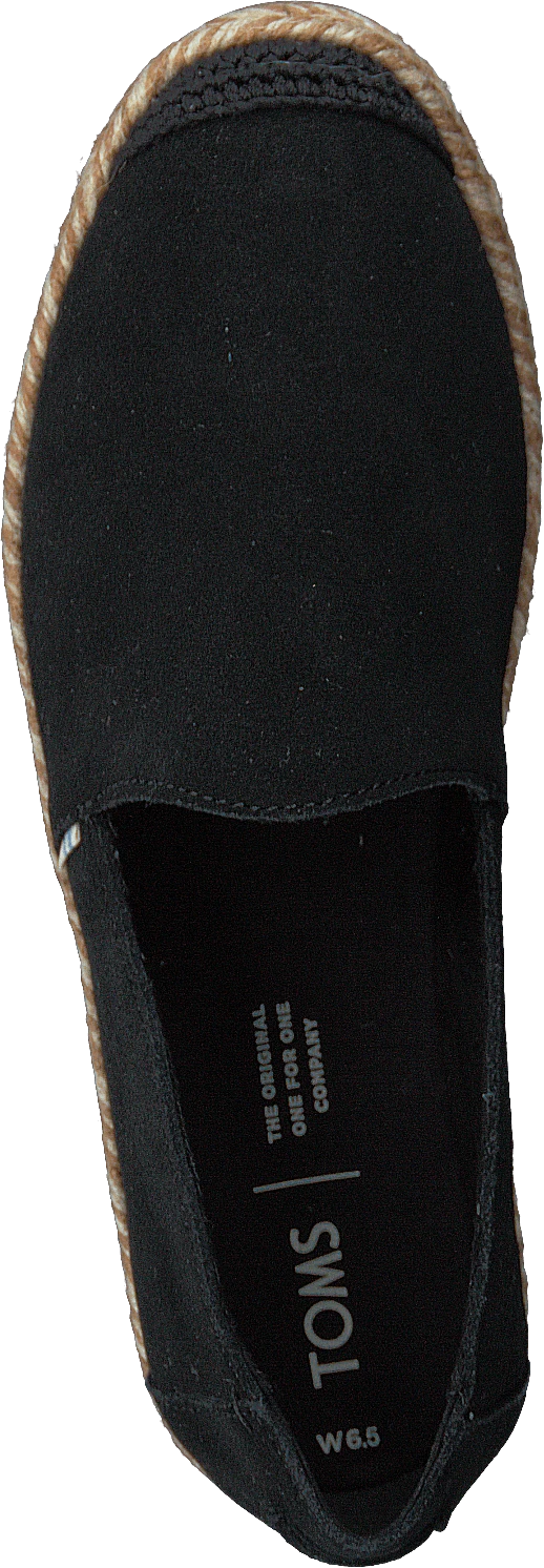 Toms Black Suede Wm Pismo Esp Ss 20 Black 6 Toms Black Suede Wm Pismo Esp Ss 20 Black - Image 6