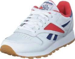 Reebok Classic Cl Leather Mark White/radiant Red/collegiate N -Duffy kauppa 60239 39 2