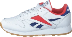 Reebok Classic Cl Leather Mark White/radiant Red/collegiate N