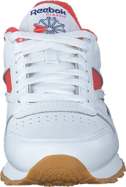 Reebok Classic Cl Leather Mark White/radiant Red/collegiate N -Duffy kauppa 60239 39 3