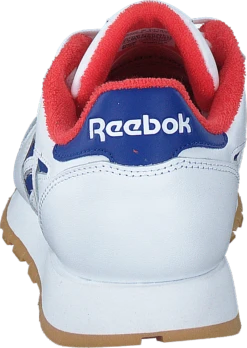 Reebok Classic Cl Leather Mark White/radiant Red/collegiate N -Duffy kauppa 60239 39 4
