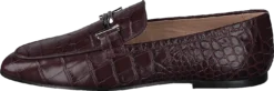 Tod's Gommini Double T Brown Printed Reptile