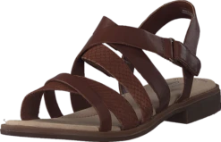 Clarks Declan Mix Mahogany Leather/nubuck