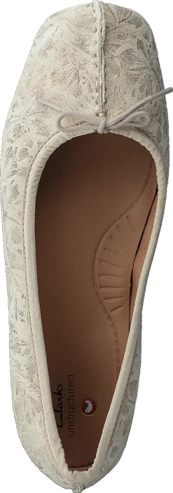 Clarks Freckle Ice Off White Metallic -Duffy kauppa 60253 89 5