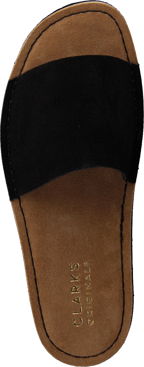 Clarks Originals Lunan Slide Black Leather 6 Clarks Originals Lunan Slide Black Leather - Image 6