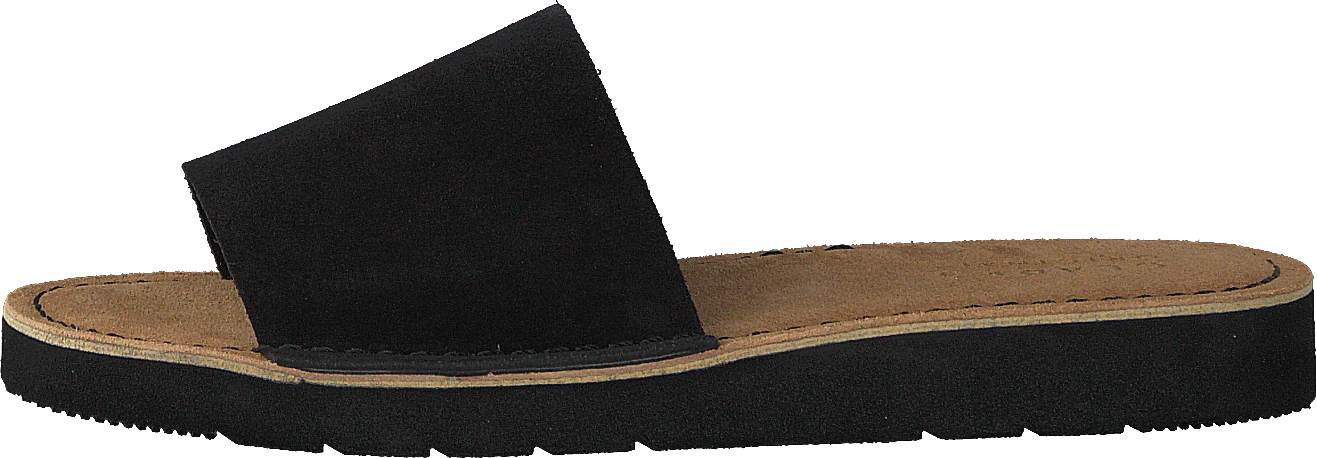 Clarks Originals Lunan Slide Black Leather 1 Clarks Originals Lunan Slide Black Leather