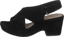 Clarks Maritsa Lara Black Suede