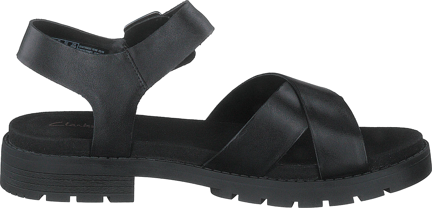 Clarks Orinoco Strap Black Leather 2 Clarks Orinoco Strap Black Leather - Image 2