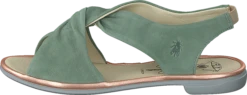Fly London Cabi168fly Jade Green/blush Gold