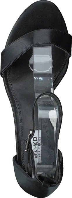 NA-KD Cone Shape Strap Heels Black -Duffy kauppa 60260 00 5