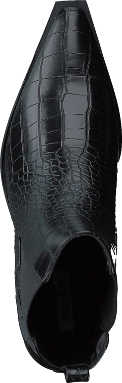 NA-KD Croc Pointy Block Heel Black -Duffy kauppa 60260 03 5