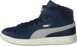 Puma Smash V2 Mid L Fur V Ps Peacoat-Gray Violet