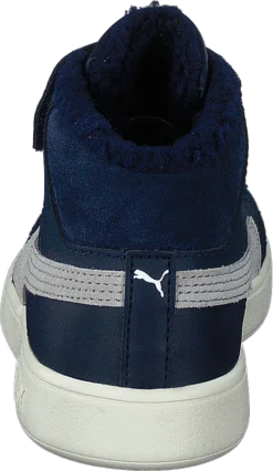 Puma Smash V2 Mid L Fur V Ps Peacoat-Gray Violet -Duffy kauppa 60269 94 4