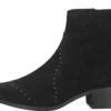 Bianco Biadora Western Ankle Boot Black 1