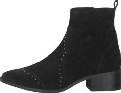 Bianco Biadora Western Ankle Boot Black 1