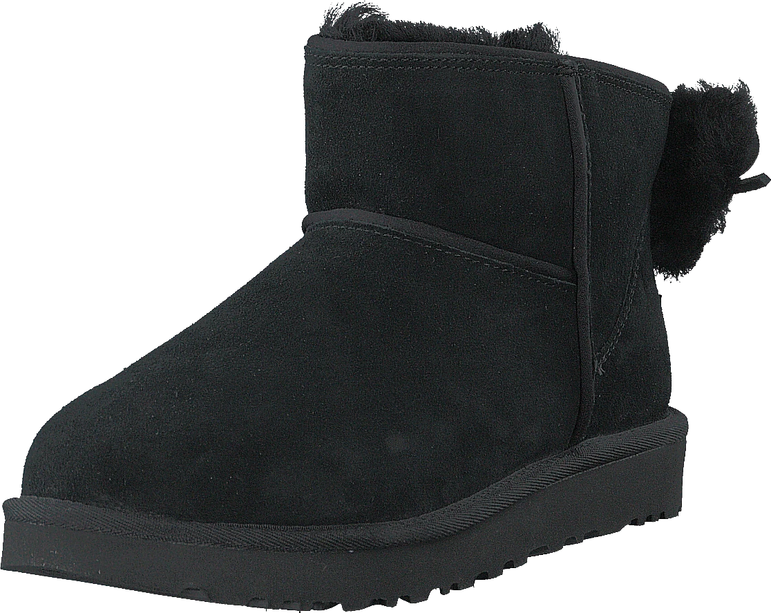 Ugg Classic Mini Bow Black 3 Ugg Classic Mini Bow Black - Image 3
