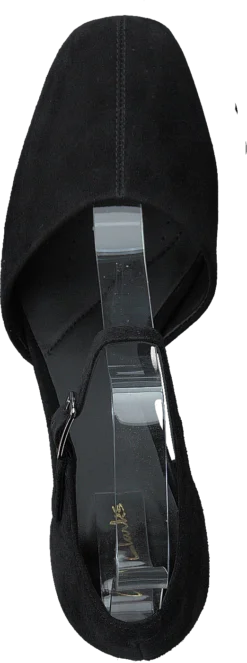 Clarks Sheer100 Strap Black Suede -Duffy kauppa 60279 14 5