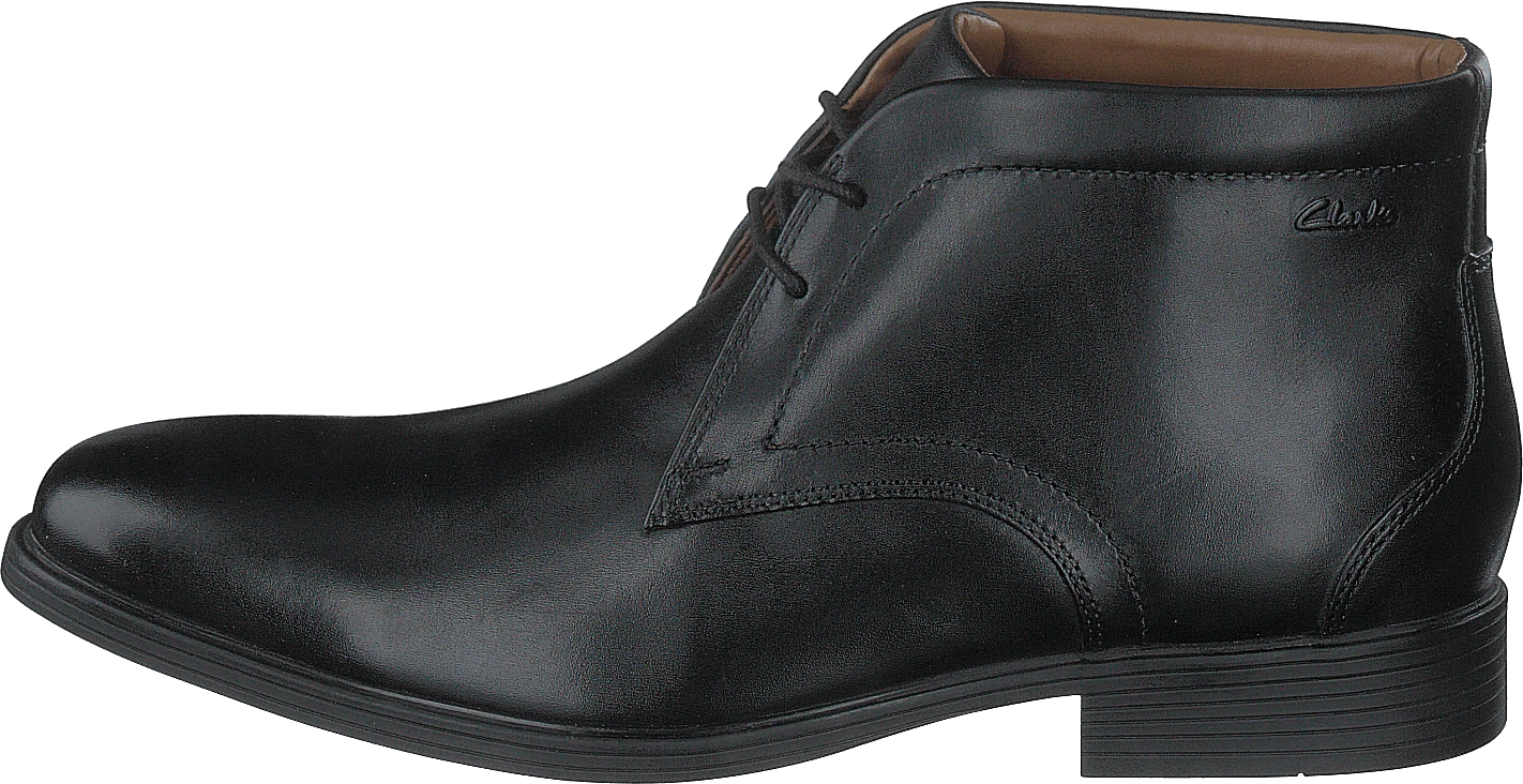 Clarks Whiddon Mid Black Leather 1 Clarks Whiddon Mid Black Leather