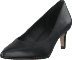 Clarks Laina55 Court2 Black Leather -Duffy kauppa 60279 38 2