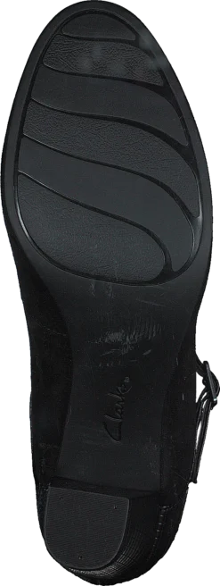 Clarks Alayna Shine Black Suede / Synthetic Combi -Duffy kauppa 60279 49 6