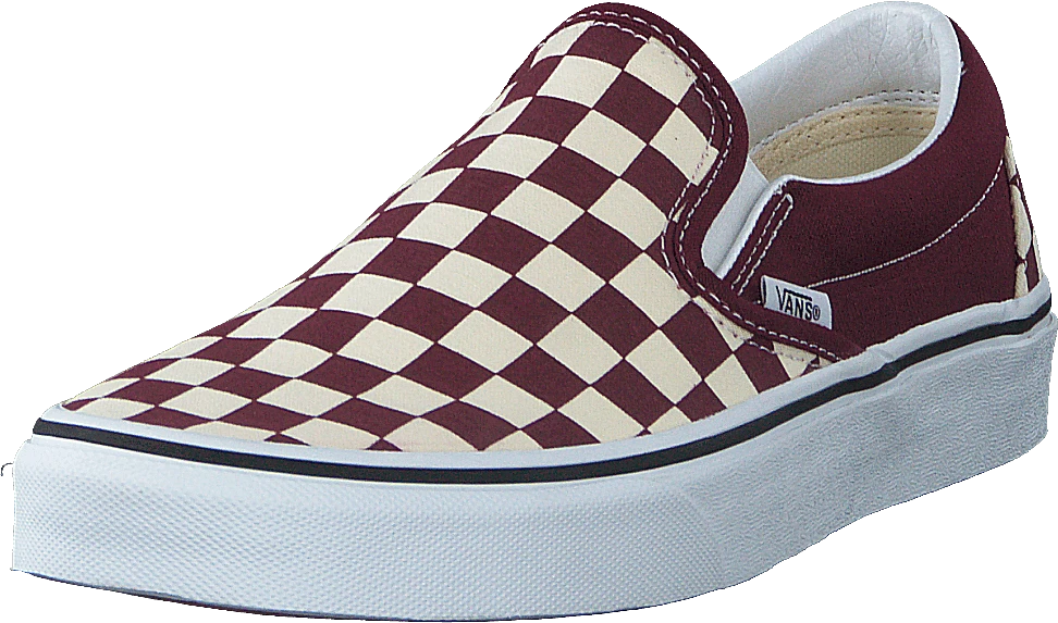 Vans Ua Classic Slip-on (checkerboard) Port Royale/wht 3 Vans Ua Classic Slip-on (checkerboard) Port Royale/wht - Image 3