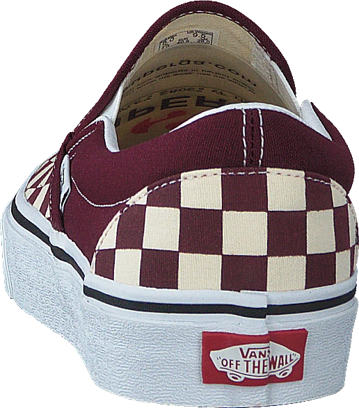 Vans Ua Classic Slip-on (checkerboard) Port Royale/wht 5 Vans Ua Classic Slip-on (checkerboard) Port Royale/wht - Image 5