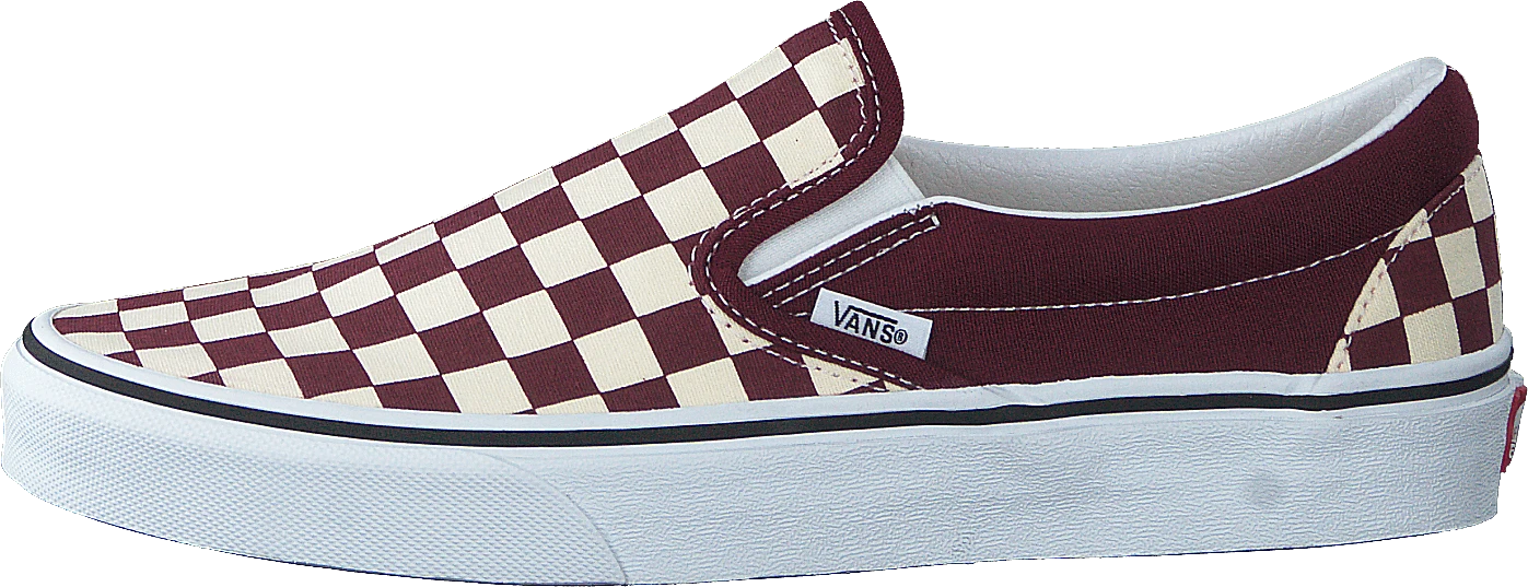 Vans Ua Classic Slip-on (checkerboard) Port Royale/wht 1 Vans Ua Classic Slip-on (checkerboard) Port Royale/wht
