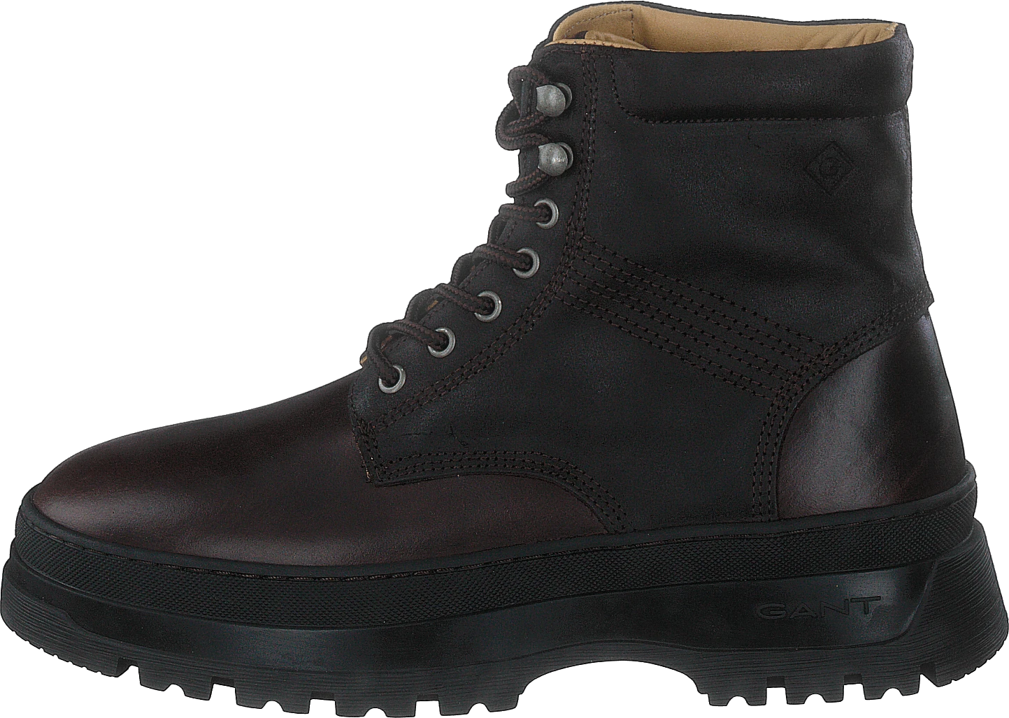 Gant St Grip Mid Lace Boot Dark Brown 1 Gant St Grip Mid Lace Boot Dark Brown