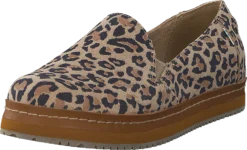 Toms Palma Leather Wrap Desert Tan Leopard Print Suede -Duffy kauppa 60285 58 2