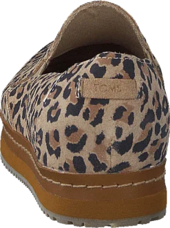 Toms Palma Leather Wrap Desert Tan Leopard Print Suede -Duffy kauppa 60285 58 4