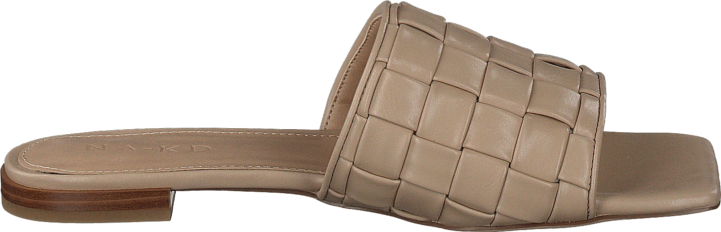 NA-KD Braided Flats Beige 2 NA-KD Braided Flats Beige - Image 2