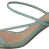 NA-KD Fine Strappy Block Heel Pastel Green