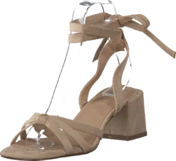 NA-KD Faux Suede Ankle Strap Heels Beige -Duffy kauppa 60285 75 2