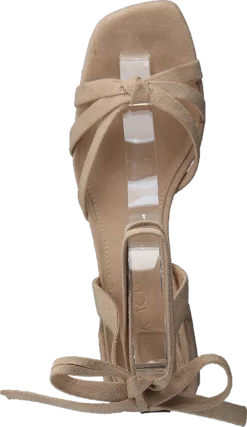 NA-KD Faux Suede Ankle Strap Heels Beige -Duffy kauppa 60285 75 5