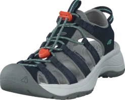 Keen Ke Astoria West Sandal W Navy- Navy-beveled Glass -Duffy kauppa 60288 82 2