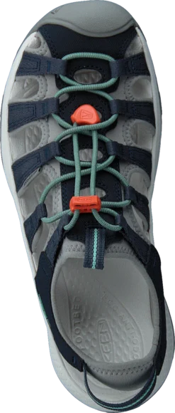 Keen Ke Astoria West Sandal W Navy- Navy-beveled Glass -Duffy kauppa 60288 82 5