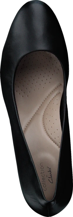 Clarks Amber Joy Black Leather -Duffy kauppa 60291 56 5