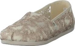 Toms Hibiscus Floral Lace Alprg Natural Metallic -Duffy kauppa 60294 56 2
