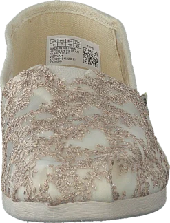 Toms Hibiscus Floral Lace Alprg Natural Metallic -Duffy kauppa 60294 56 3
