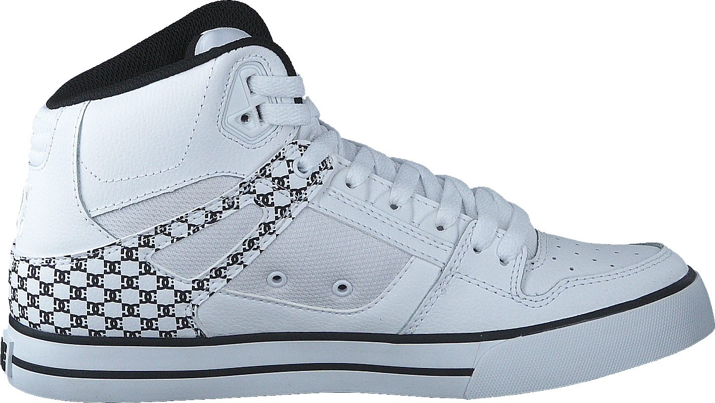 DC SHOES Pure High-top Wc White/black Monogram 2 DC SHOES Pure High-top Wc White/black Monogram - Image 2