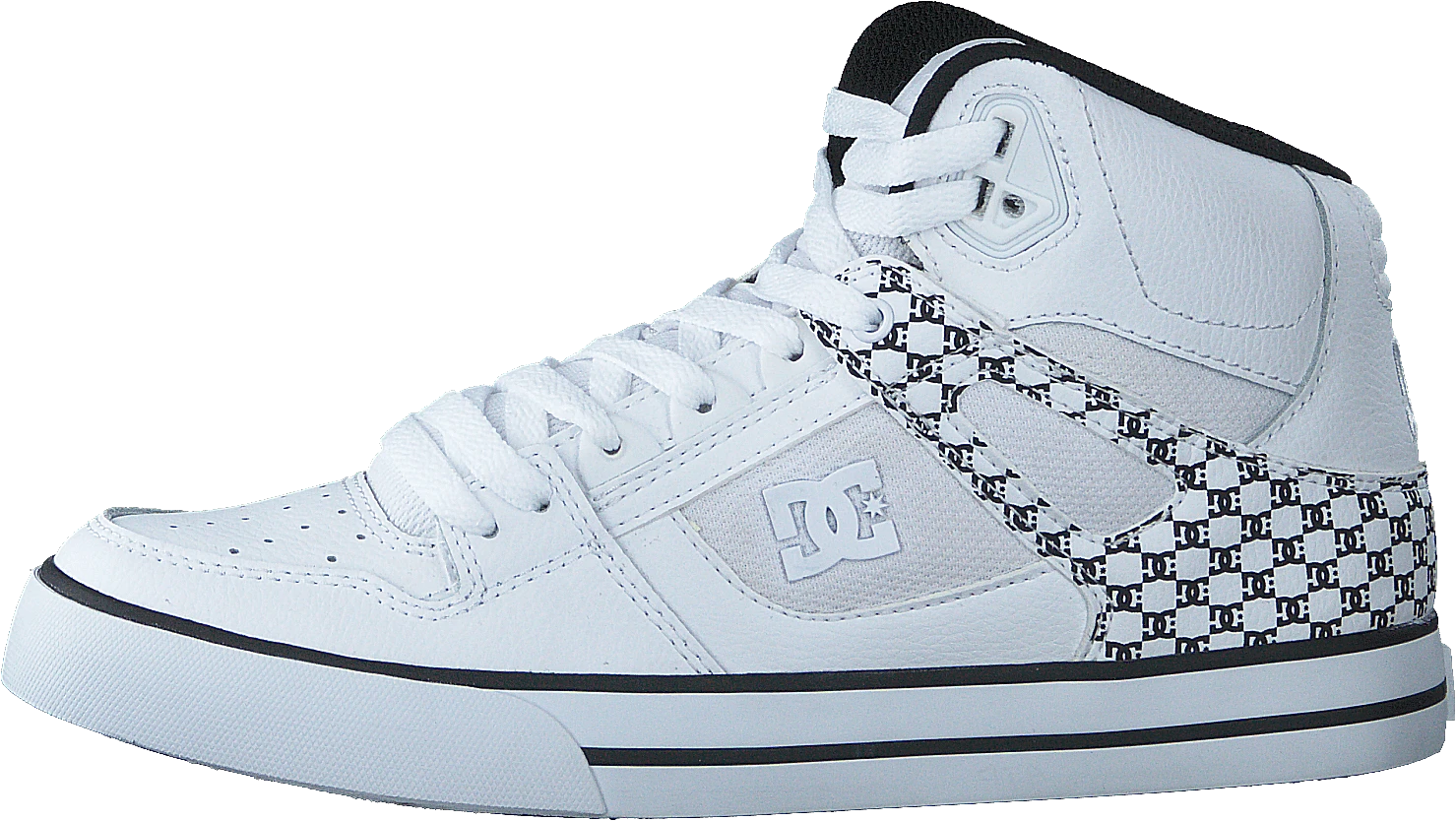 DC SHOES Pure High-top Wc White/black Monogram 1 DC SHOES Pure High-top Wc White/black Monogram